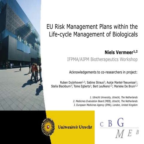 22. Dr. Niels Vermeer - Utrecht University (The Netherlands)