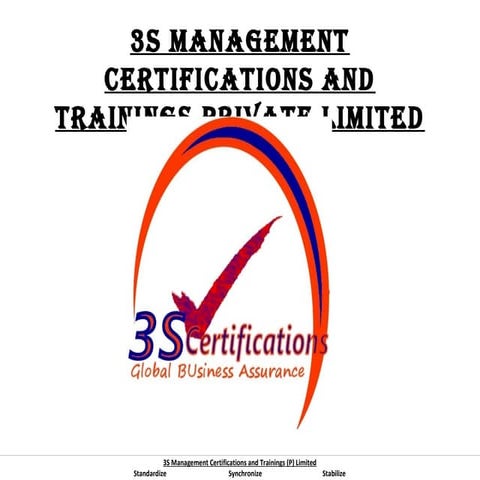 3 s management certifications and trainings private limited 3