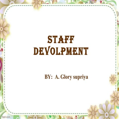staff development in nursing