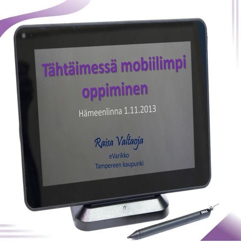 Tähtäimessä mobiilimpi oppiminen