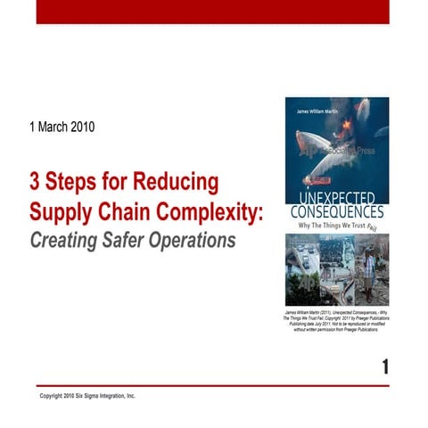 3 Steps for Reducing Complexity
