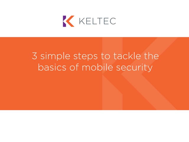3 steps security