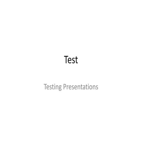 Joe test | PPTX