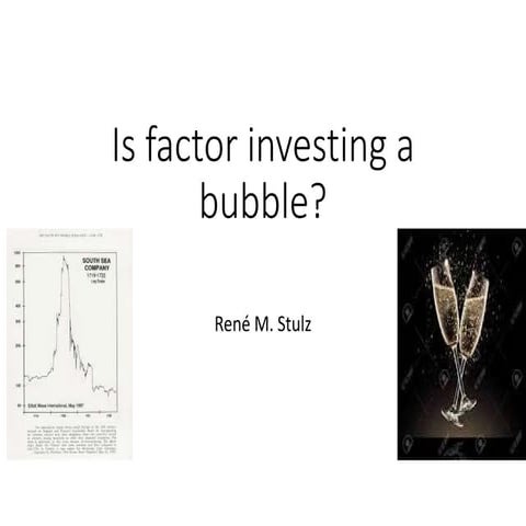 Is factor investing a bubble?