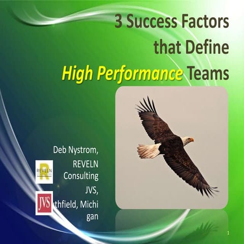 3 Success Factors that Define High Performance Teams