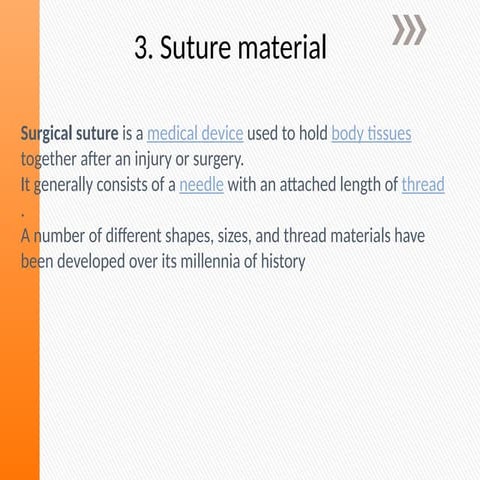 Sharp instruments (blade, bp handle, scissor needle, suture material) | PDF