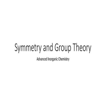 3_Symmetry and Groupllllllllllllllllllllllllllllllll Theory.pptx