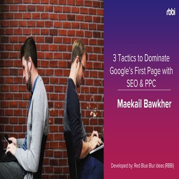 3 tactics to dominate google with seo and ppc - maekail 