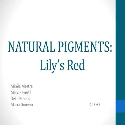 Chemistry_pigments red lily 4t ESO