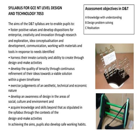 3E Design & Technology | PPTX