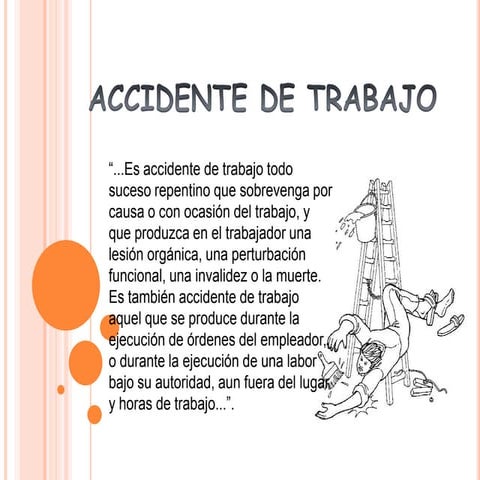 PREVENCIÓN DE ACCIDENTES DE TRABAJO