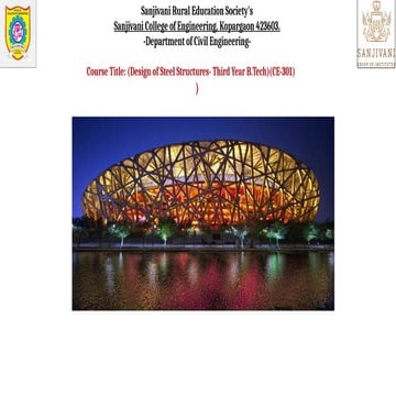 3_Tension Members, Types, Design of Tension member,.