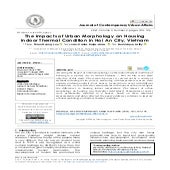 The Impacts of Urban Morphology on Housing Indoor Thermal Condition in ...