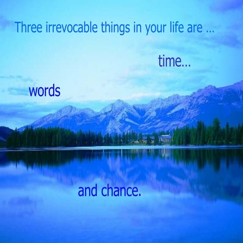 3 Things In Life
