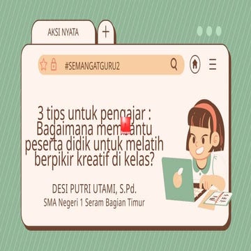 3 tips Anda untuk pengajar Bagaimana membantu peserta didik untuk ...