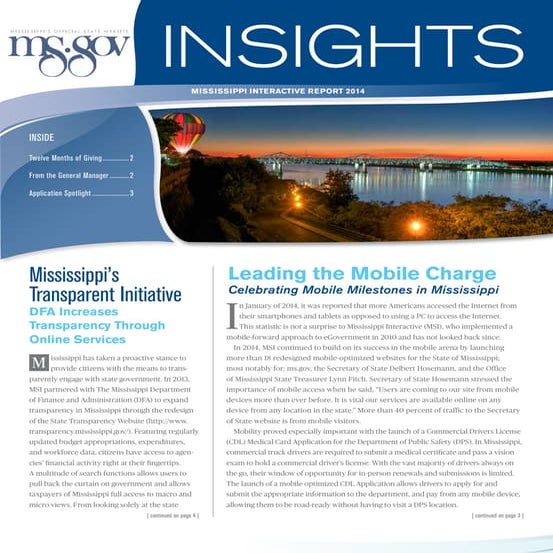 Mississippi Interactive 2014 Report