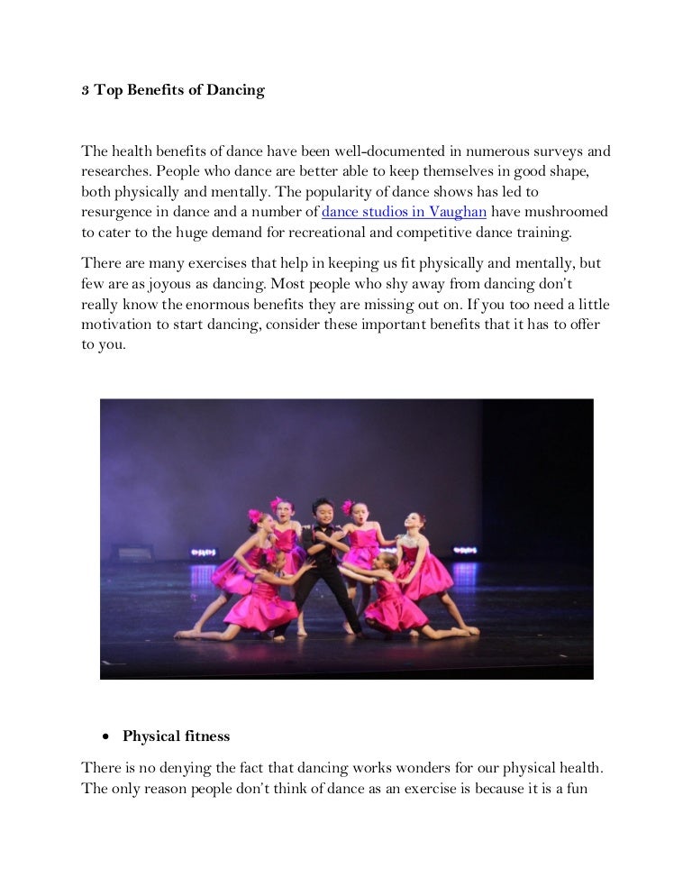3 top benefits of dancing pdf