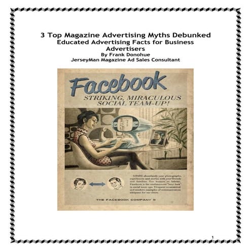 3 top magazine advertising myths debunked