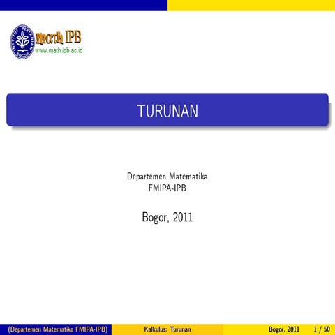  turunan 