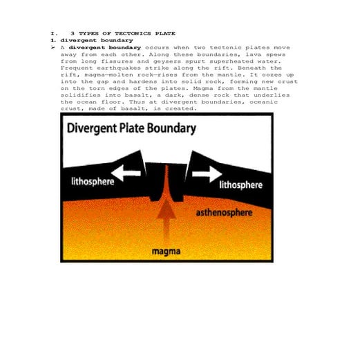 3 types of tectonics plate