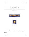 Java Card 2.x FAQ (2001)