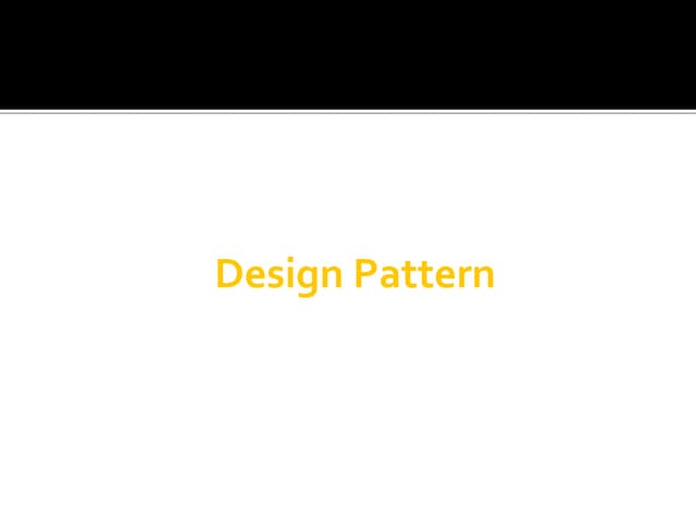 Design Pattern