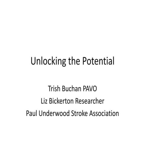 3 unlocking the potential presentation trish buchan