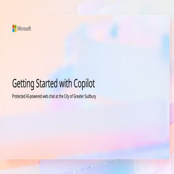Microsoft User Copilot Training Slide Deck