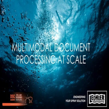 [DSC Europe 25] Michael Ikemann & Ozgur Yilmaz - Multimodal Document Processi...