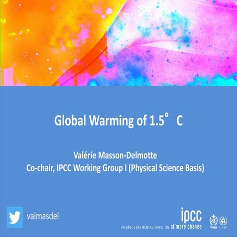 Global Warming of 1.5°C