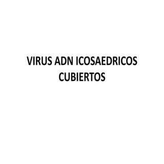 3 virus adn icosaedricos cubiertos