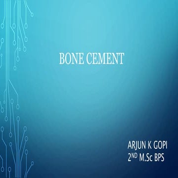 Bone cement