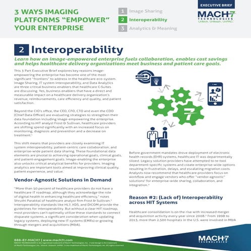 3 Ways Imaging Platforms Empower Your Enterprise - Part 2: Interoperability