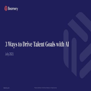3 Ways to Drive Talent Goals with AI