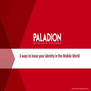 3 ways to lose your identity in the mobile world