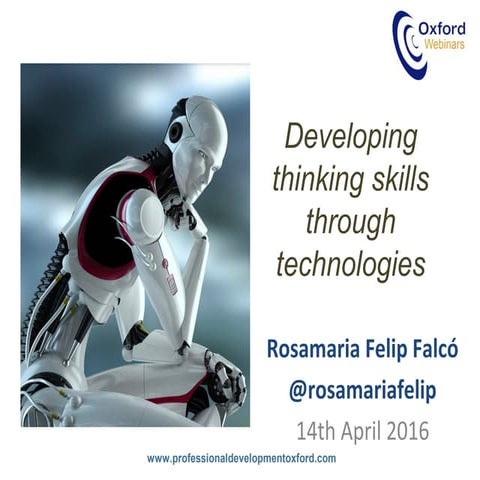 Developing thinking skills through technologies