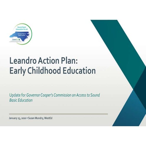 WestEd Leandro Report: Early Childhood Education