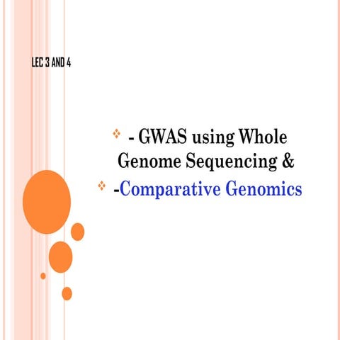 Genome wide association study withWhole Genome Sequencing | PPT