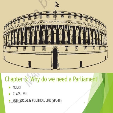 3 why do we need parliament