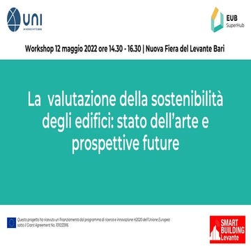 3 Workshop smartbuilding_Edilizia una panoramica sulle norme tecniche_De Greg...