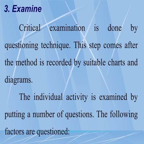 (WORKSTUDY AND ERGONOMICS)     Lecture 3