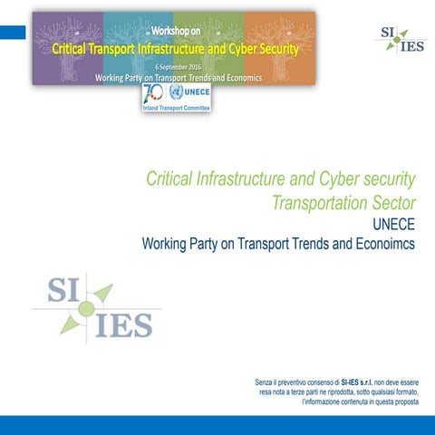 Critical Infrastructure and Cybersecurity Transportation Sector