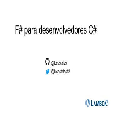 F# para devs c#