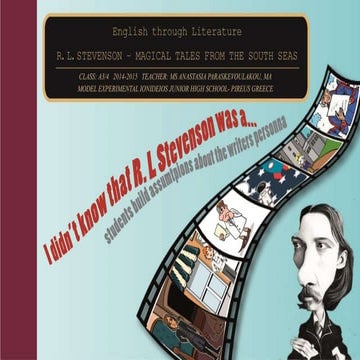 ENLISH THOUGH LITERATURE R. L. STEVENSON, MAGICAL TALES