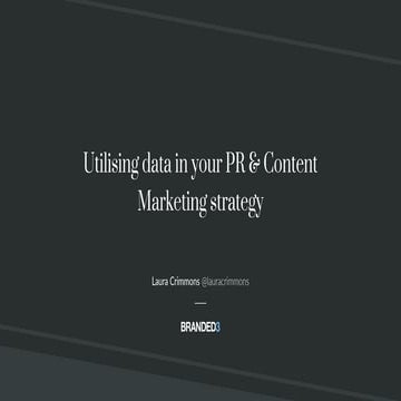 Utilising Data In Your Digital & PR Strategy - 3XE Digital