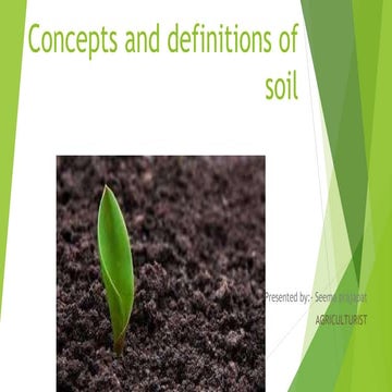 Soil science
