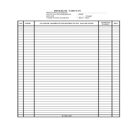 Prota 2014 2015 new | DOCX