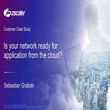 PLNOG 22 - Sebastian Grabski - Is your network ready for application from the...
