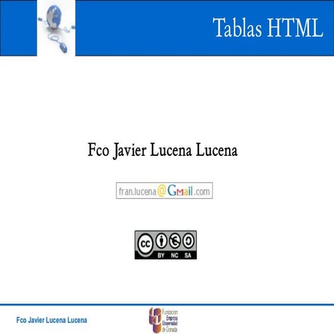 Tablas HTML
