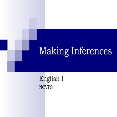 4.1.1 making inferences presentation